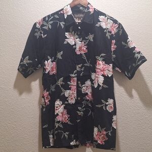 Cooke Street Black Floral Men's Shirt